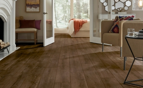 Mannington Hardwood Flooring in Medium Color